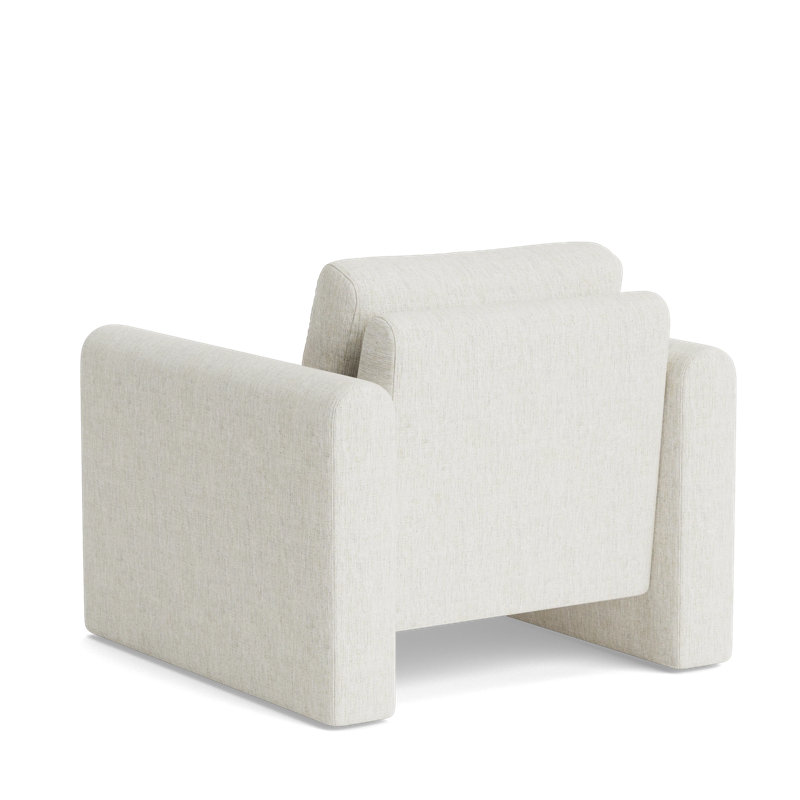 Knox Accent Chair, Performance Weave - Snow