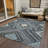 Solene Pewter Washable Indoor-Outdoor Rug - -453511632