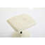 089-Fauteuil inclinable de massage avec repose-pieds, fauteuil de bureau pivotant à 360 ° avec siège chauffant et dossier réglable, polyuréthane, beige-612773303-612773300
