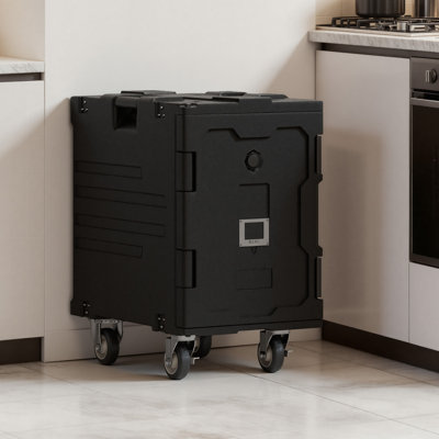 Porte-plats isotherme avec roulettes
