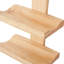 Open Shelving Wine Bottle Rack Brown
