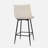 PU Leather Upholstered Counter & Bar Stool with Metal Legs-1572299812