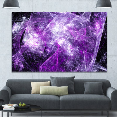 " Mystic Purple Fractal Wallpaper " by Designart