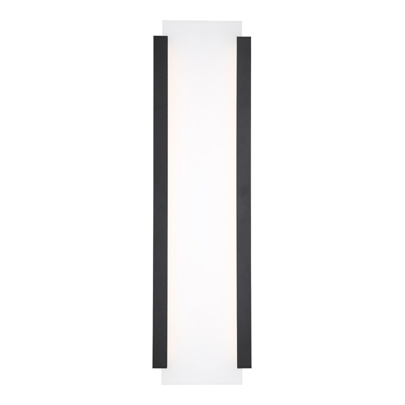 Fiction Dimmable LED Outdoor Wall Sconce, 26" x 2.38" W x 7" D