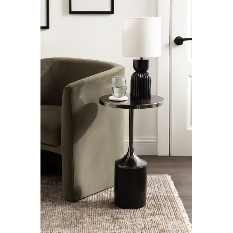 Table d'appoint Whelan, Noir