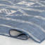 Tapis bleu / crème Southwestern-1051974728