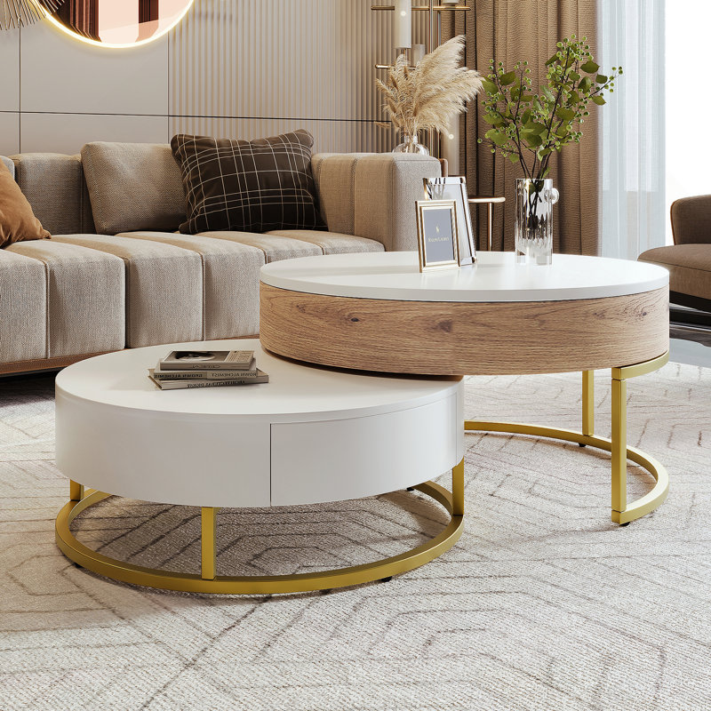 Tables basses gigognes à 2 tiroirs Modern Modern