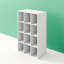 12 Pair Stackable Shoe Storage Cabinet-13642861