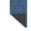 Tapis bleu tissé à la machine-1781883354