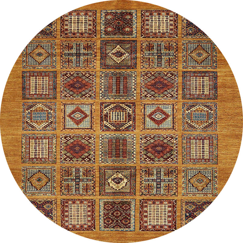 Tapis abstrait moderne 626, Rond 8 pi