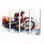 «Red Moto X Mayhem», art décoratif sur toile «Black Dirt»-594775488