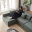 Canapé modulaire rembourré Corduroy