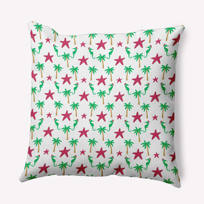 Polyester Indoor/Outdoor Throw Pillow