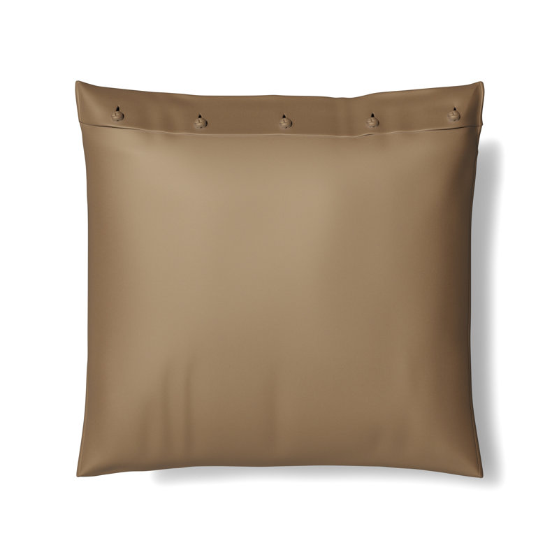 Silk Charmeuse French Knot Sham, Square 26", Mystery