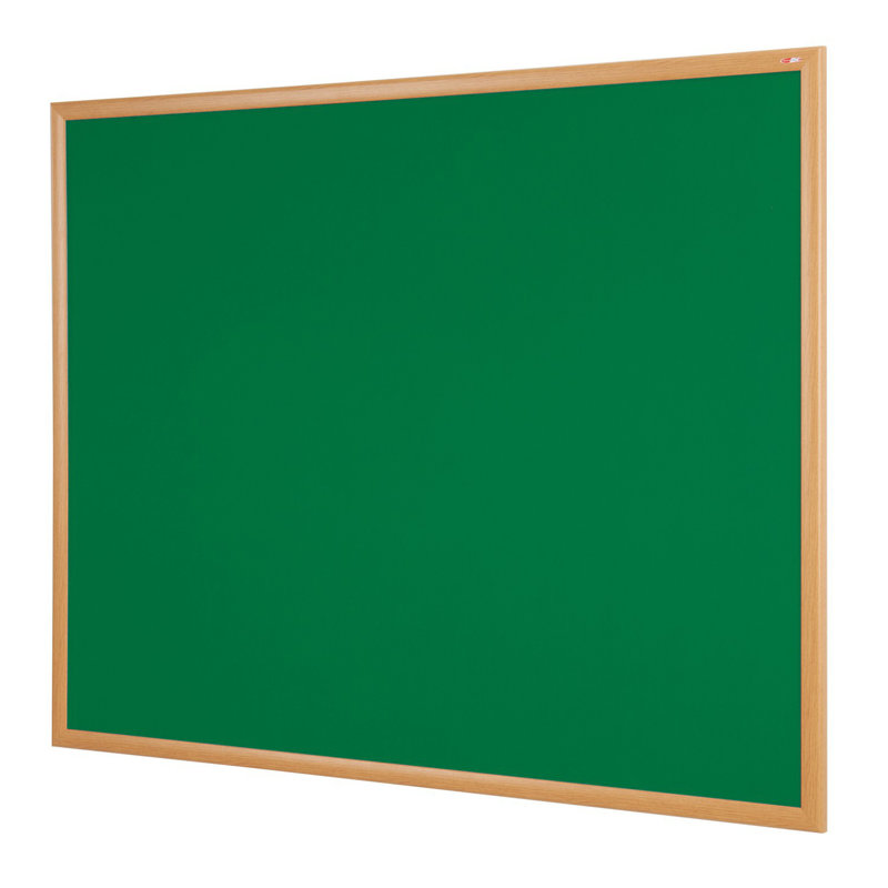 Wall Mounted Bulletin Board, 120 cm H x 150 cm W, Green