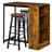 Demri 2 - Person Pedestal Dining Set