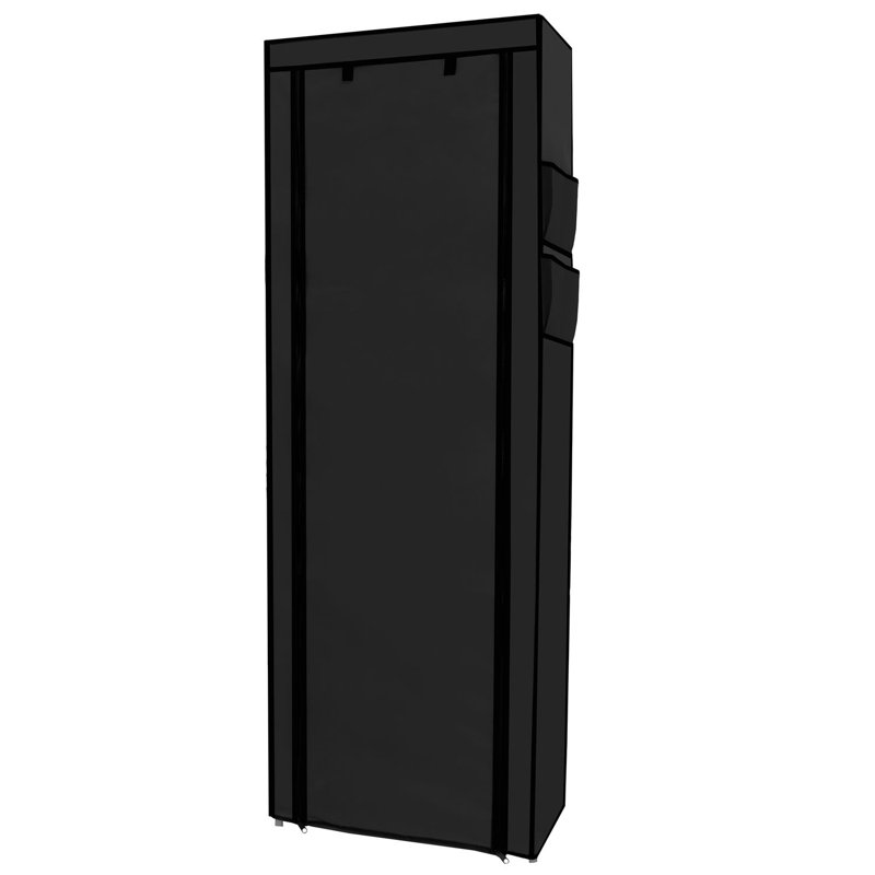 Riveria Textil Wardrobe, Black