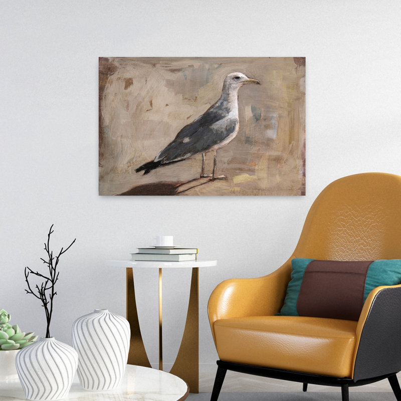 Proche de la mer, art mural abstrait impressionniste contemporain, H 24 po x l 16 po