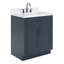 Meuble-lavabo simple en bois massif 30 po avec plateau en quartz Carrara de 1,5 po Tidworth-718797189-676705854