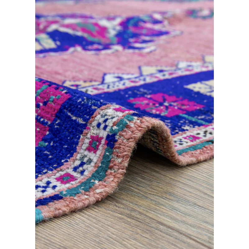 Tapis couleur Anatolian tissé à la main Saya