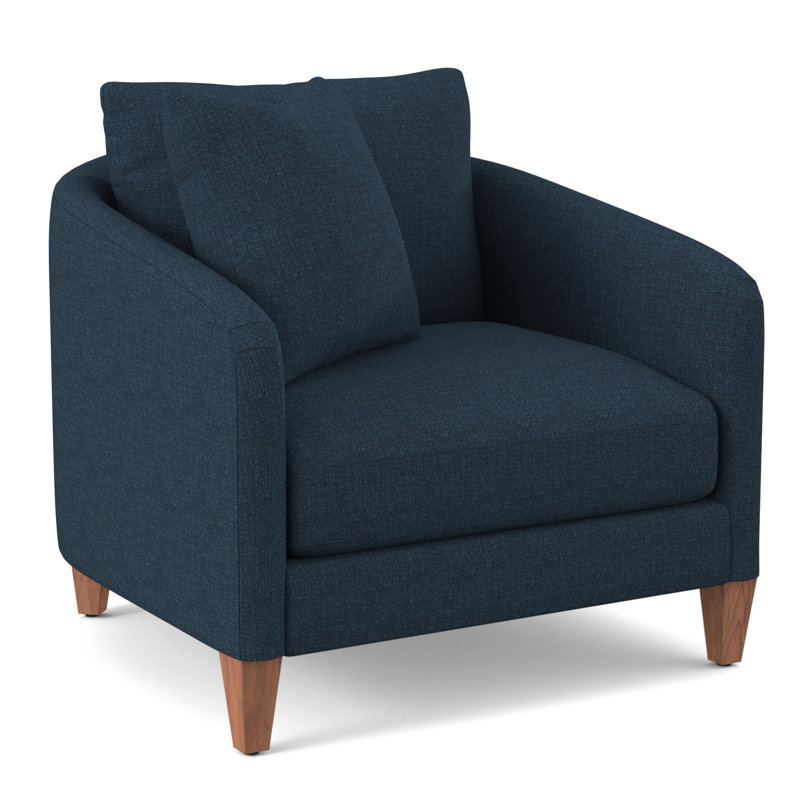 Fauteuil en polyester de 38 po de largeur, Vibe tranquille chenille