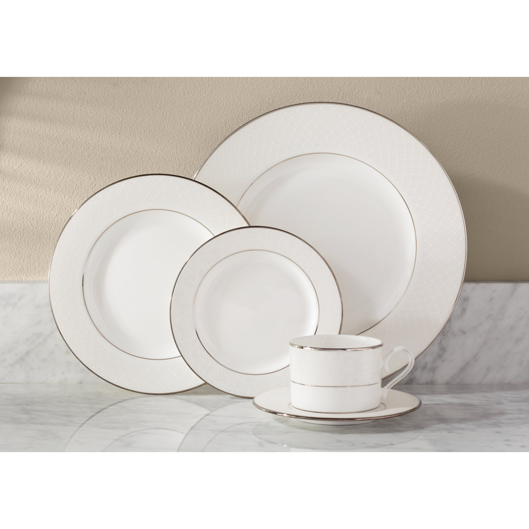 Lenox Venetian Lace Bone China 5 Piece Place Setting, Service for 1 Lenox