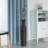Tall Decorative Modern Ribbed Trumpet Design Brown Floor Vase - Contemporary Home Decor-1588324524