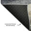 Premium Machine Washable Wayne AMF1098 Swirls Rug-1361631578