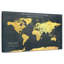 Carte du monde personnalisée «Voyage I Push Pin»-922173545-921238537