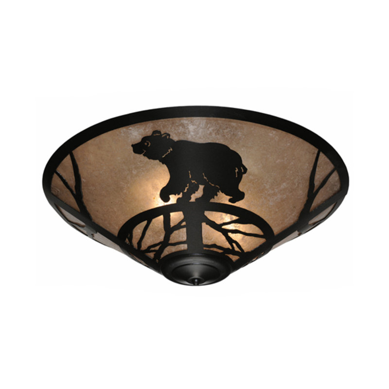 Happy Bear On The Loose 3 - Light Flush Mount