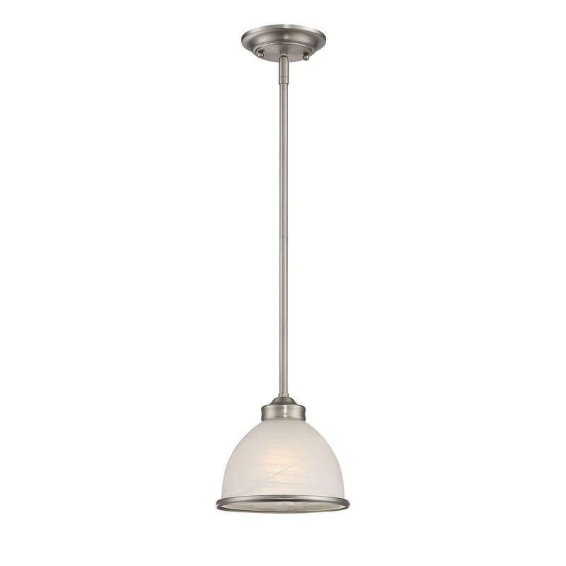 Luminaire suspendu en forme de cloche 1 lumière Nan, Étain