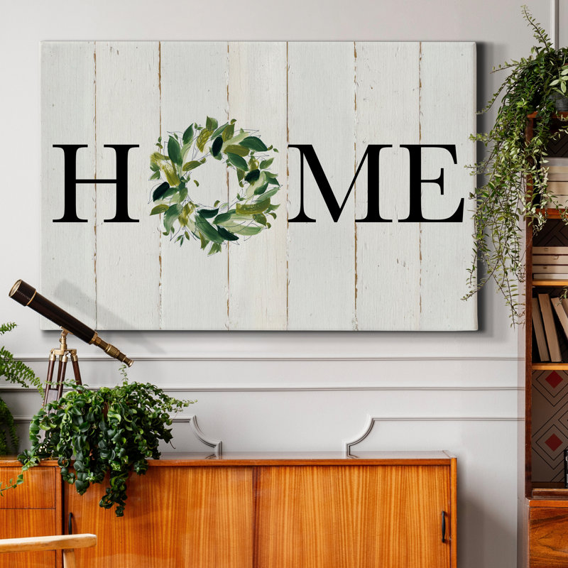 " Home ", 18" H x 12" W x 1" D
