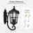 Waterproof and Anti-Rust Outdoor Wall Light Fixtures with Oil Rubbed Bronze-1719769356