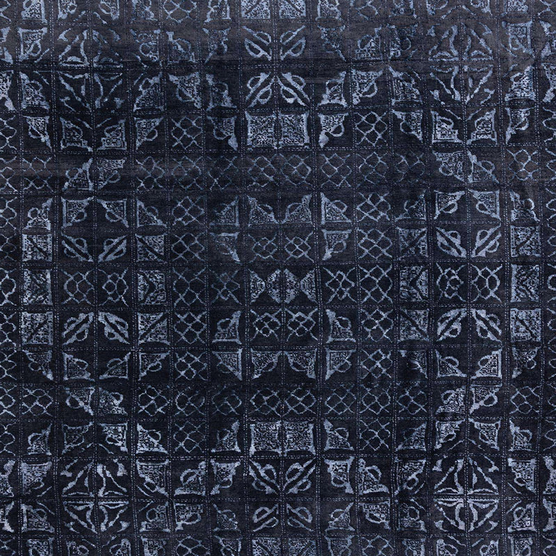 Tapis abstrait moderne 4491, Carré 8 pi