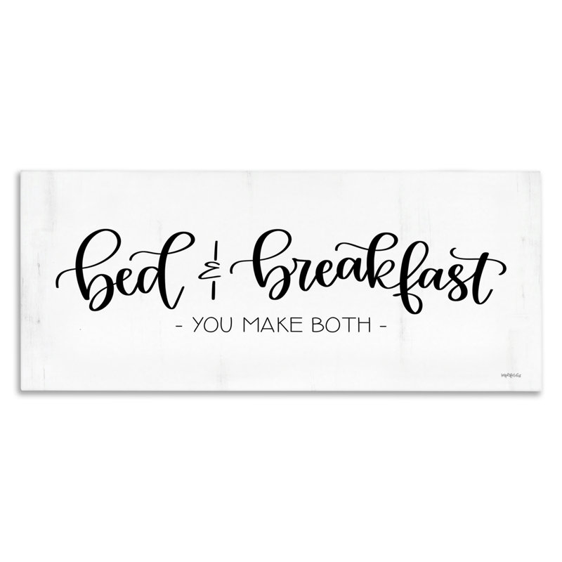 Art mural sur toile Bed & Breakfast, H 13 po x l 30 po