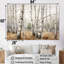 Minimalisme arbre Birchs Breath II - ensemble d'art mural en toile arbre bouleau-107761448-107761450