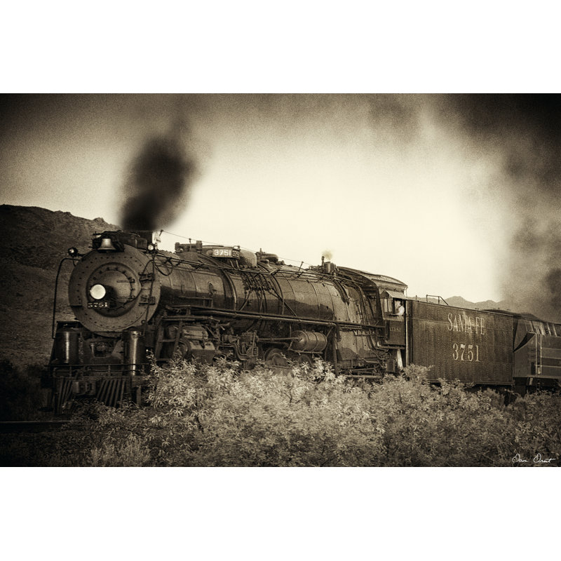 Train Arrival I by David Drost - Wrapped Canvas Print, 20cm H x 30cm W x 3.8cm D