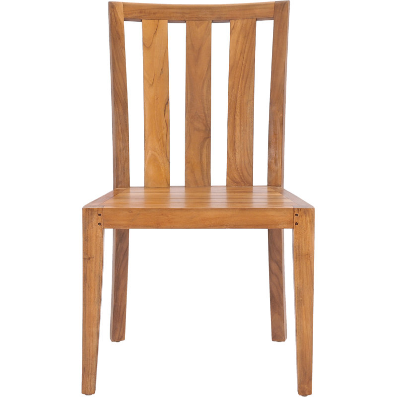 Claris Outdoor Teak Dining Side Chair