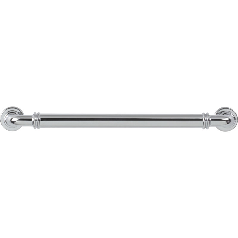 Cranford Bar Pull, Polished Chrome, 7 9/16" Center to Center