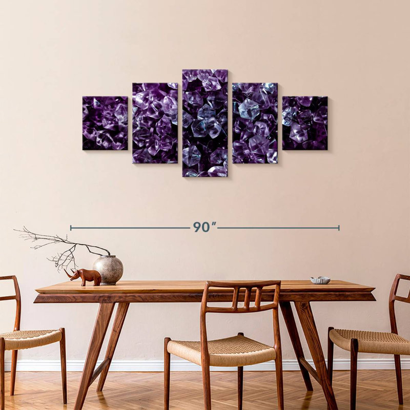 Purple Plastic, 36" H x 80" W
