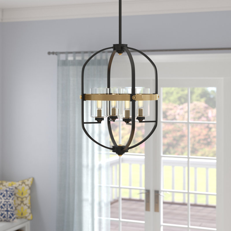 Lustre géométrique à 4 lumières Jaquan