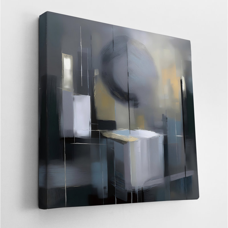 Skyline Reflections, 24" H x 24" W