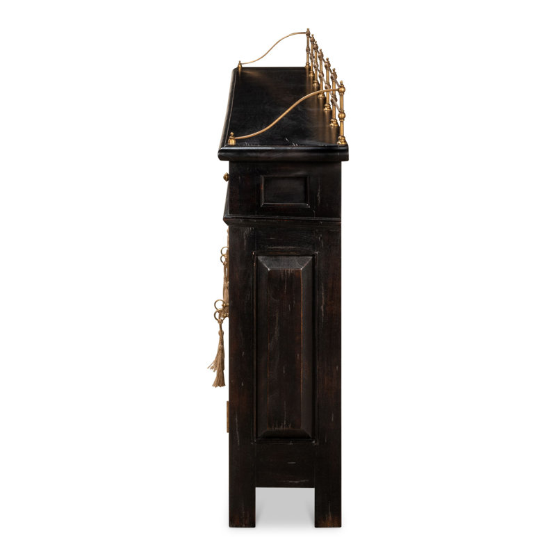 Covent Gardens 96'' W Solid Wood Sdieboard, Ebony 