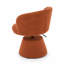 Tabouret de bar ergonomique Mid-Century en chenille pour salle à manger et coiffeuse-129443130