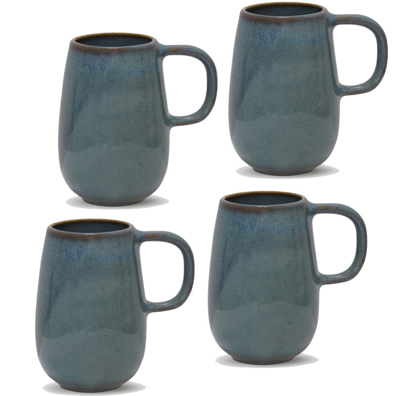 Ensemble de 4 tasses Parkview, Bleu, 12,85 oz liq.