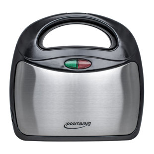 Brentwood TS-240B Non-Stick Compact Dual Sandwich Maker, Black - Brentwood  Appliances