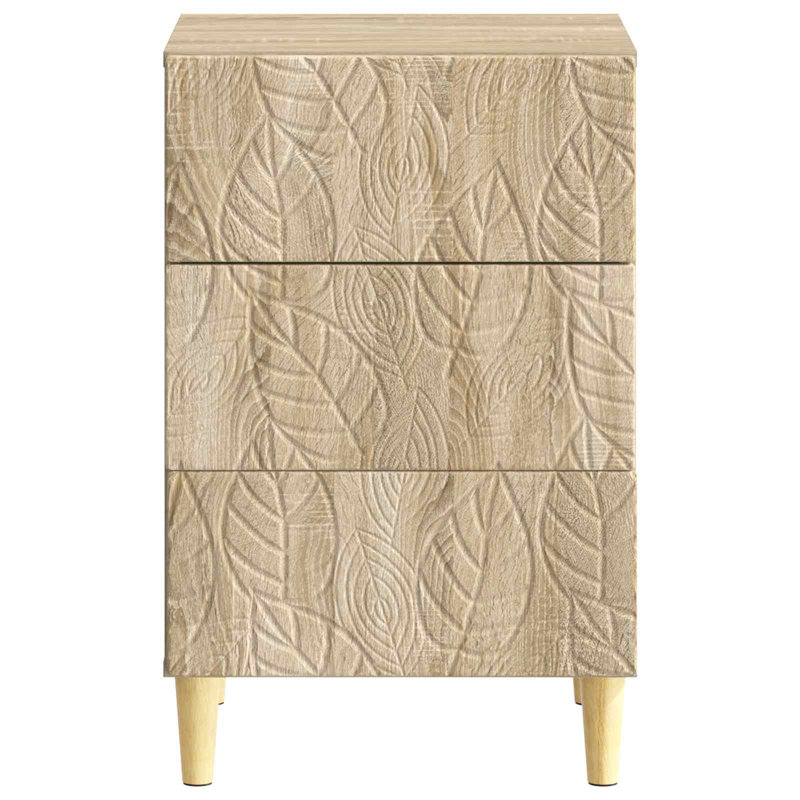 43cm W Composite Bedside Table, Sonoma Oak