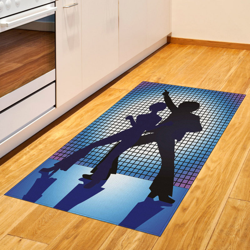 Retro High Density Long Fiber Poly Threads Decorative Area Rug Carpet, Rectangle 2'7" x 5'