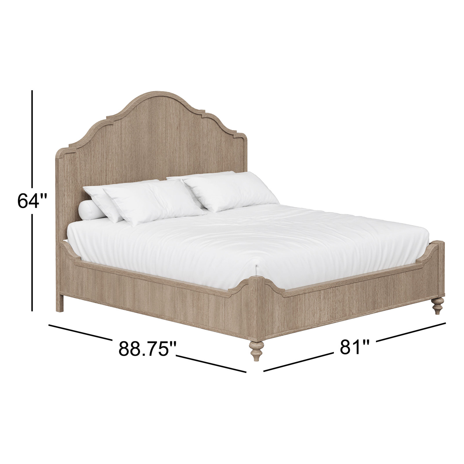 Dana Heights Panel Bed, King