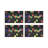 Xmas Tangle Vegan Leather Rectangle Pebble Placemat-50817888